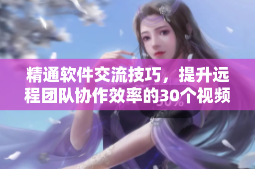精通软件交流技巧，提升远程团队协作效率的30个视频教学