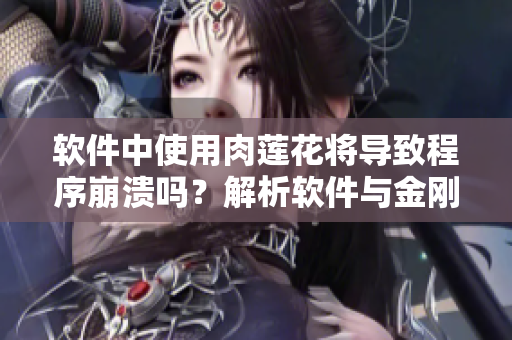 软件中使用肉莲花将导致程序崩溃吗？解析软件与金刚杵的危险联系
