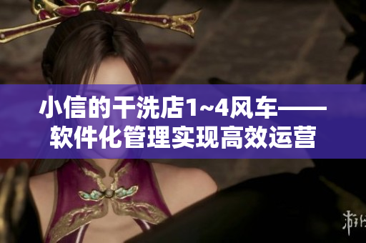 小信的干洗店1~4风车——软件化管理实现高效运营
