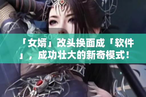 「女婿」改头换面成「软件」，成功壮大的新奇模式！