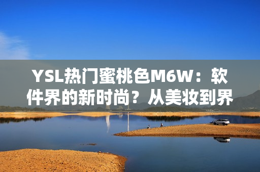 YSL热门蜜桃色M6W：软件界的新时尚？从美妆到界面设计的启示