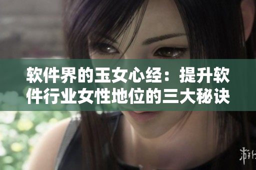 软件界的玉女心经：提升软件行业女性地位的三大秘诀