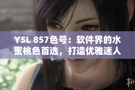 YSL 857色号：软件界的水蜜桃色首选，打造优雅迷人界面