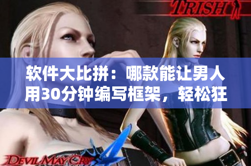 软件大比拼：哪款能让男人用30分钟编写框架，轻松狂扫全场！