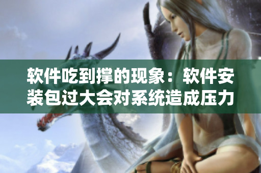软件吃到撑的现象：软件安装包过大会对系统造成压力