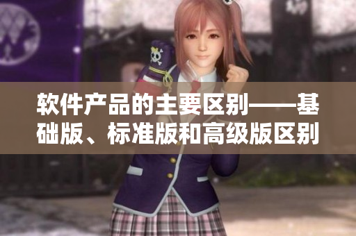 软件产品的主要区别——基础版、标准版和高级版区别何在？
