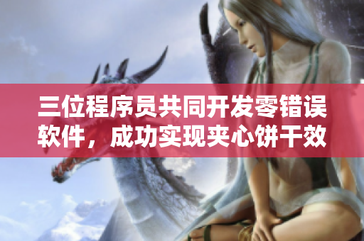 三位程序员共同开发零错误软件，成功实现夹心饼干效应