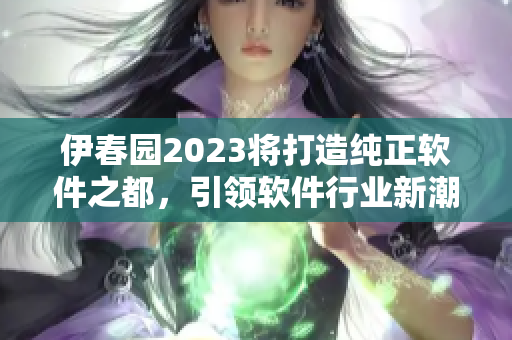 伊春园2023将打造纯正软件之都，引领软件行业新潮流