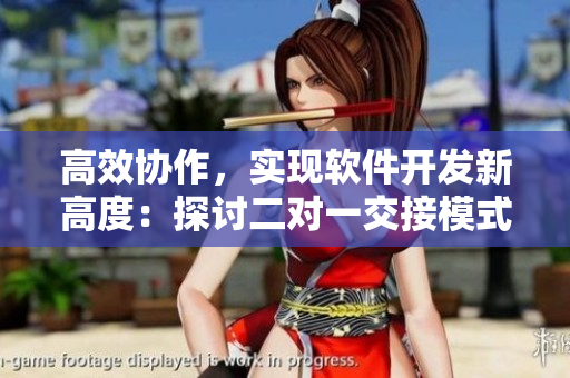 高效协作，实现软件开发新高度：探讨二对一交接模式