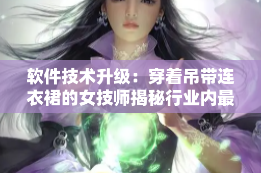 软件技术升级：穿着吊带连衣裙的女技师揭秘行业内最新工作装备