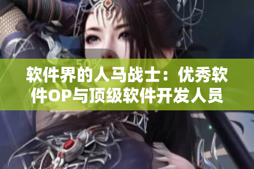 软件界的人马战士：优秀软件OP与顶级软件开发人员的对决