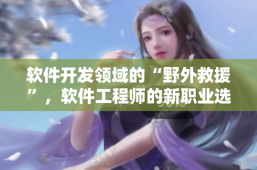 软件开发领域的“野外救援”，软件工程师的新职业选择