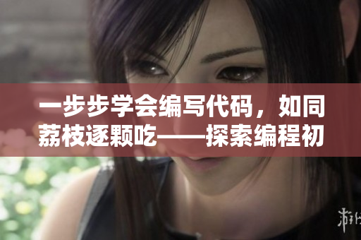 一步步学会编写代码，如同荔枝逐颗吃——探索编程初学者的软件开发之路