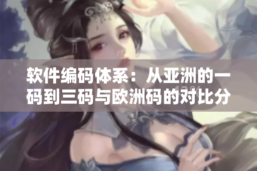 软件编码体系：从亚洲的一码到三码与欧洲码的对比分析