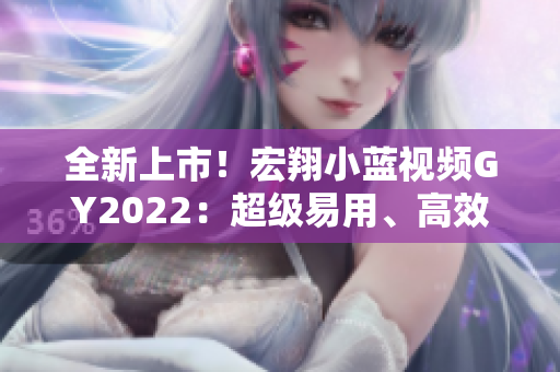 全新上市！宏翔小蓝视频GY2022：超级易用、高效稳定的软件新选择