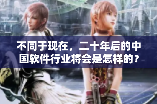 不同于现在，二十年后的中国软件行业将会是怎样的？——一位编辑的探寻