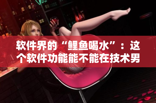 软件界的“鲤鱼喝水”：这个软件功能能不能在技术男心中“抓”住呢？
