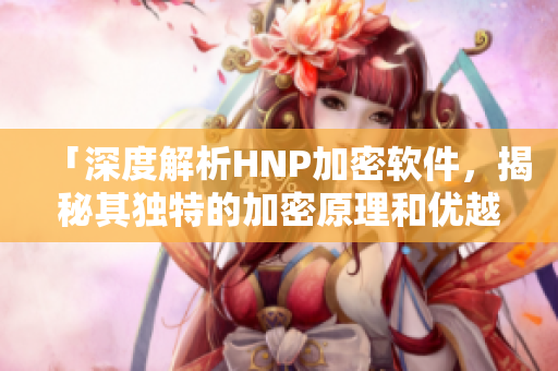 「深度解析HNP加密软件，揭秘其独特的加密原理和优越性能」