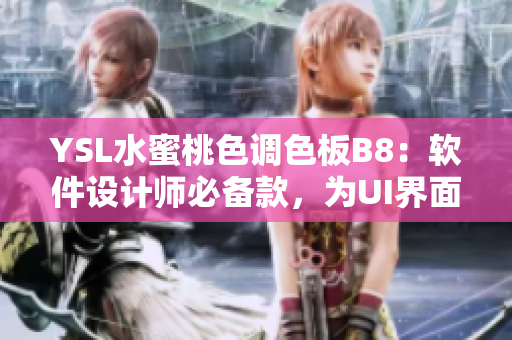 YSL水蜜桃色调色板B8：软件设计师必备款，为UI界面增添温暖感
