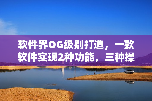 软件界OG级别打造，一款软件实现2种功能，三种操作方式